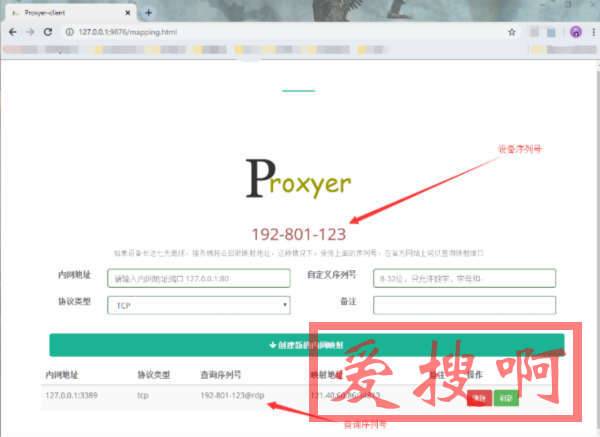 proxyer（带Web面板）内网穿透服务端
