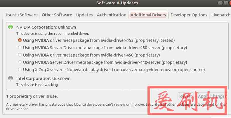 Ubuntu 18.04 Server禁用nouveau安装使用nvidia物理显卡驱动